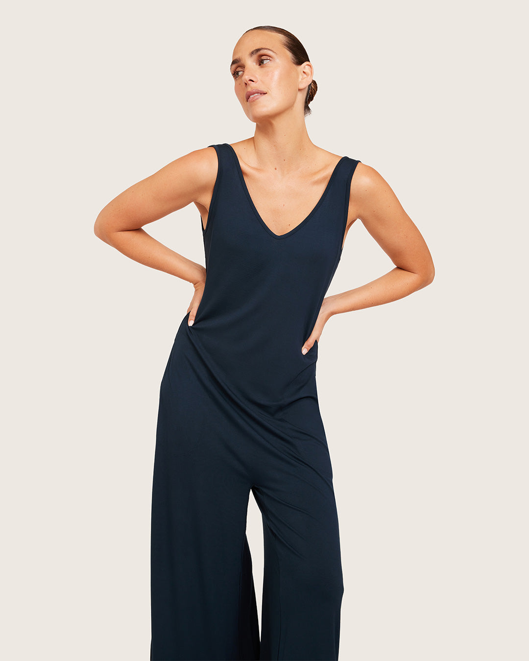 Long Jumpsuit - Midnight
