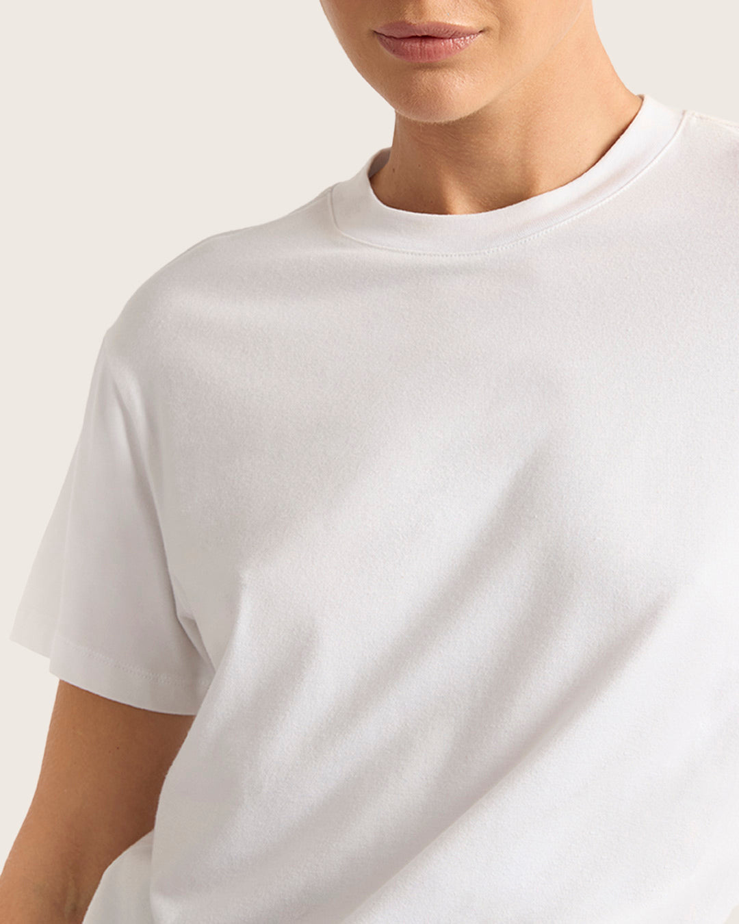 Women's Classic Crew Neck T-Shirt - White