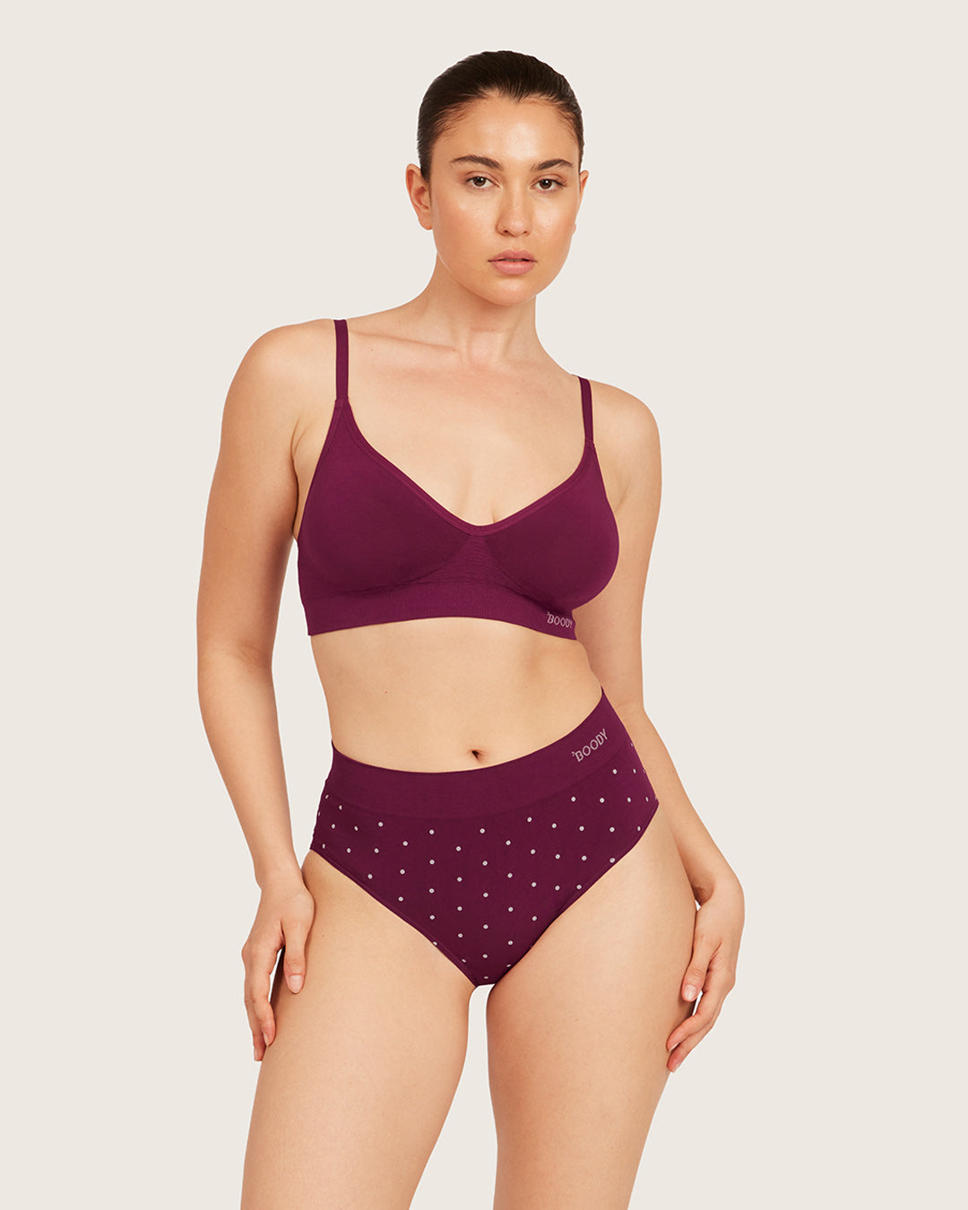 Wireless T-Shirt Bra - BCAM Dark Pink