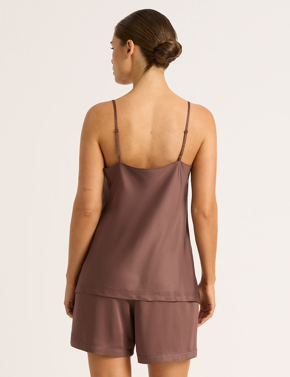 Vegan Silk Cami - Garnet