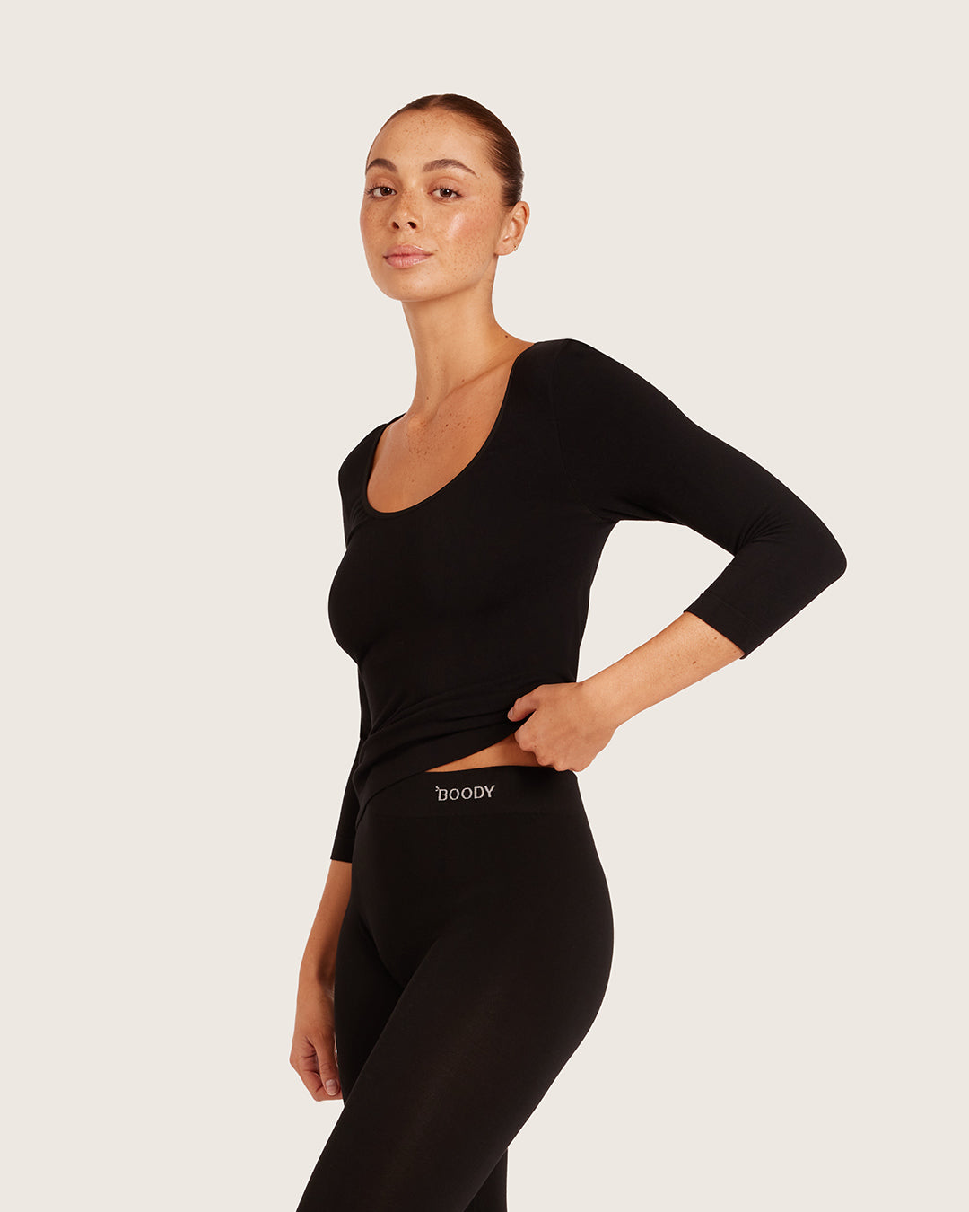 Base Layer 3/4 Sleeve Top